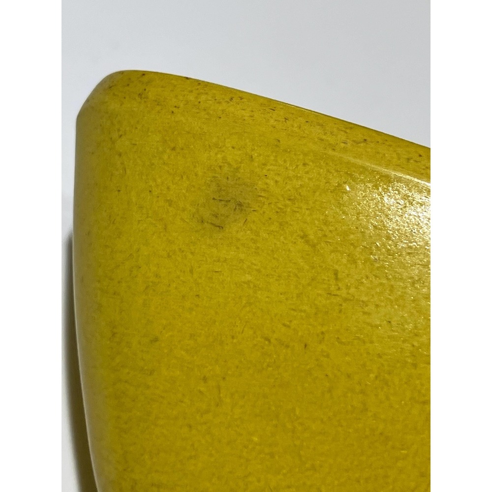 MCM Olive Boat Tray Melamine Melmac Yellow Set of 3 - Picture 6 of 15